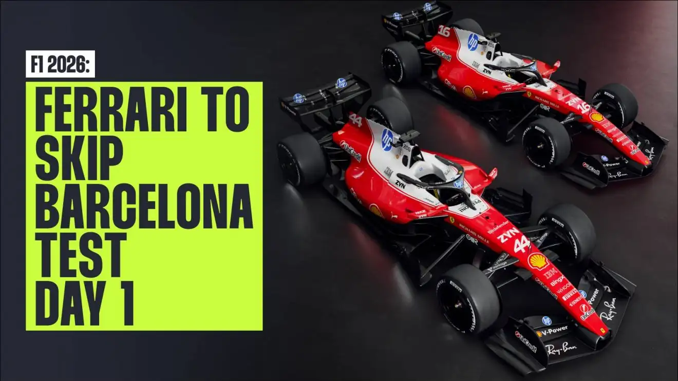 Ferrari to Skip First Day of Barcelona Pre-Season Testing
