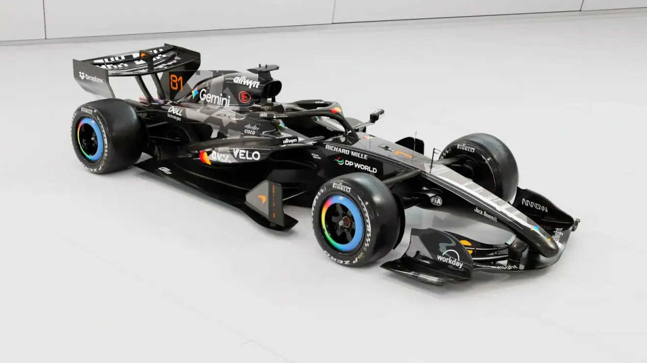 McLaren Reveals Black MCL40 Livery, Skips Day 1 of Barcelona Testing