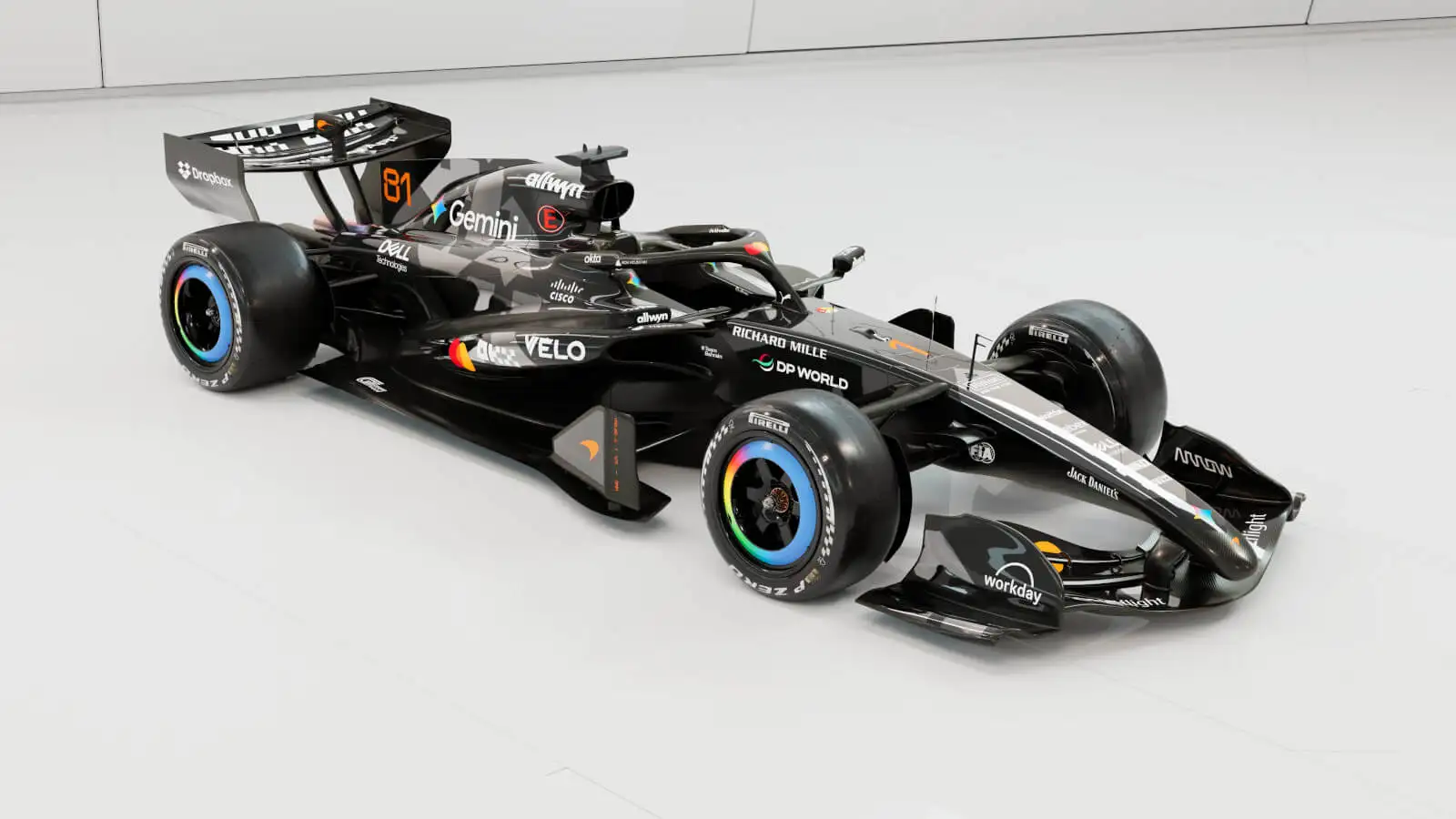 McLaren unveils black MCL40 ahead of delayed F1 2026 testing debut