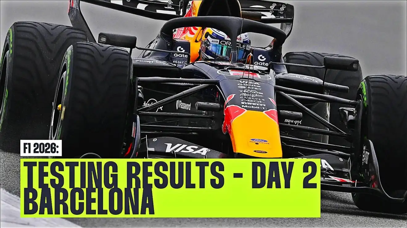 Verstappen Fastest on Barcelona Day 2 as Hadjar Crash Halts Red Bull Running