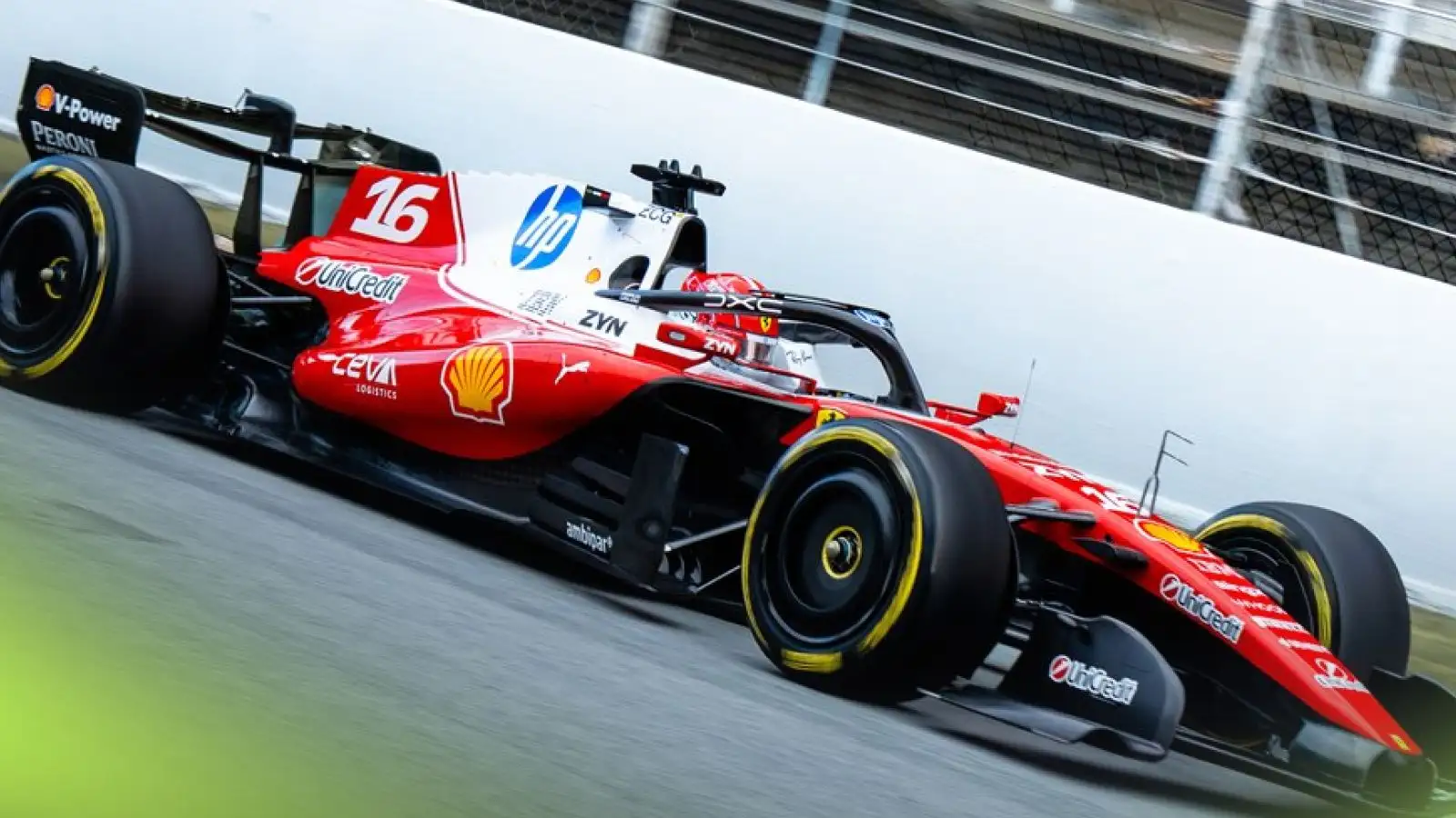 F1 2026: Ferrari tests active aero in the wet at Barcelona shakedown