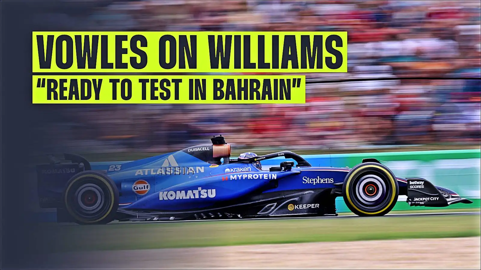 Williams confirm Bahrain test attendance and addresses FW48 rumours