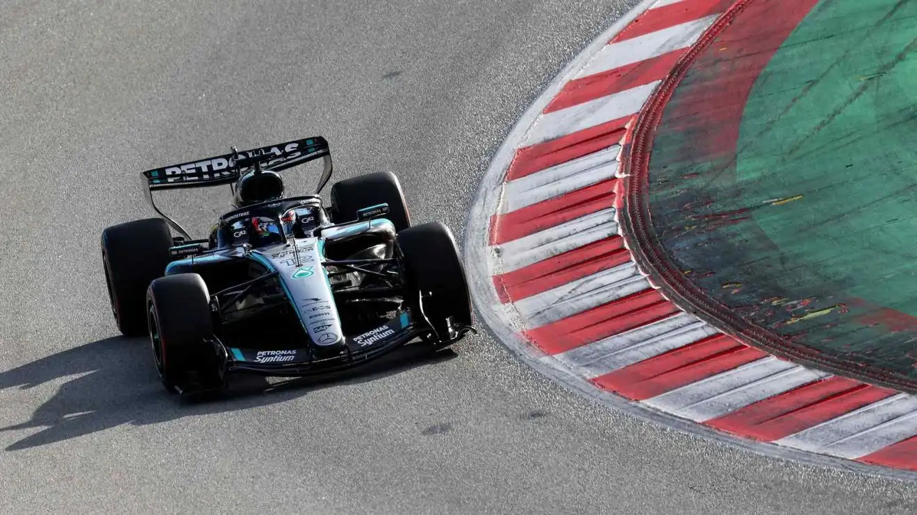 Mercedes Shows Strong Pace on Final Day of Barcelona Testing