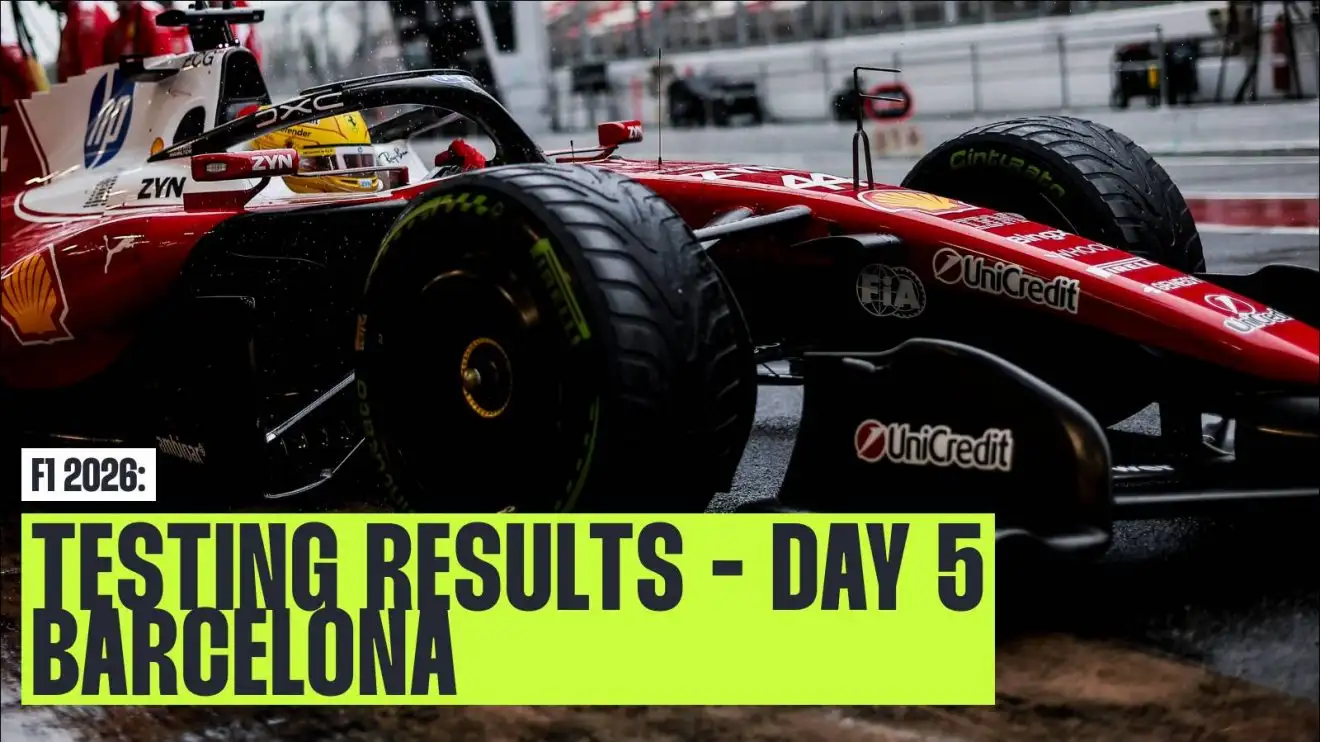 Hamilton Tops Final Day of Barcelona Testing for Ferrari