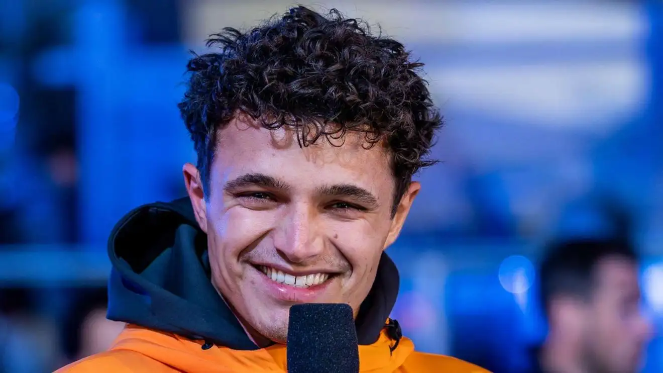 Lando Norris visits former primary school as reigning F1 World Champion