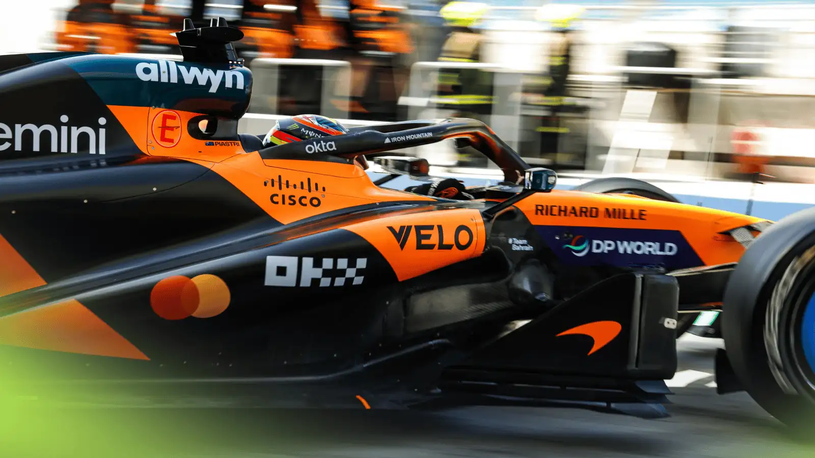 Oscar Piastri during the Bahrain pre-season testing.