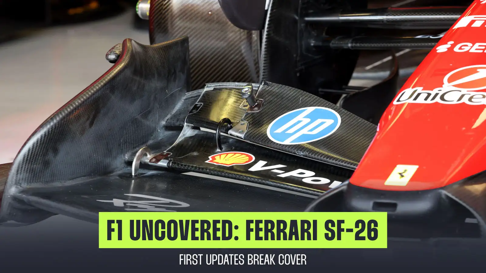 Ferrari rolls out striking SF-26 front wing update in Bahrain