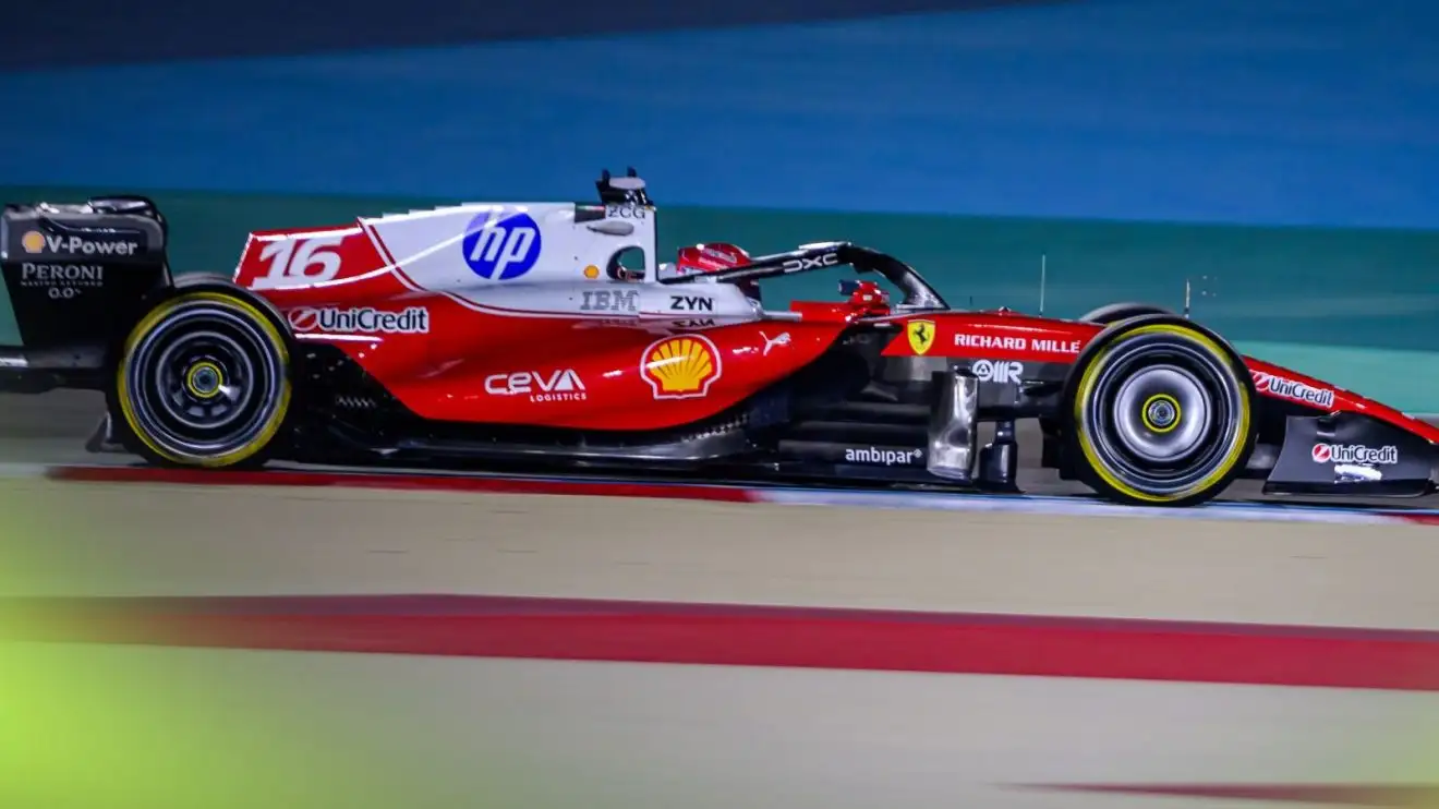 Leclerc tops disrupted Day 2 of 2026 F1 testing in Bahrain