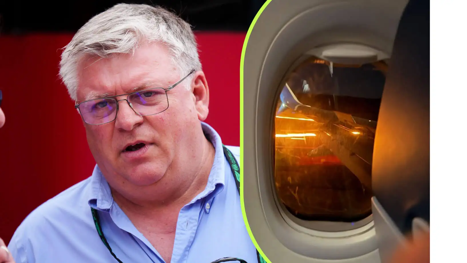 Otmar Szafnauer plane scare as Delta Boeing 737 engine fails after take