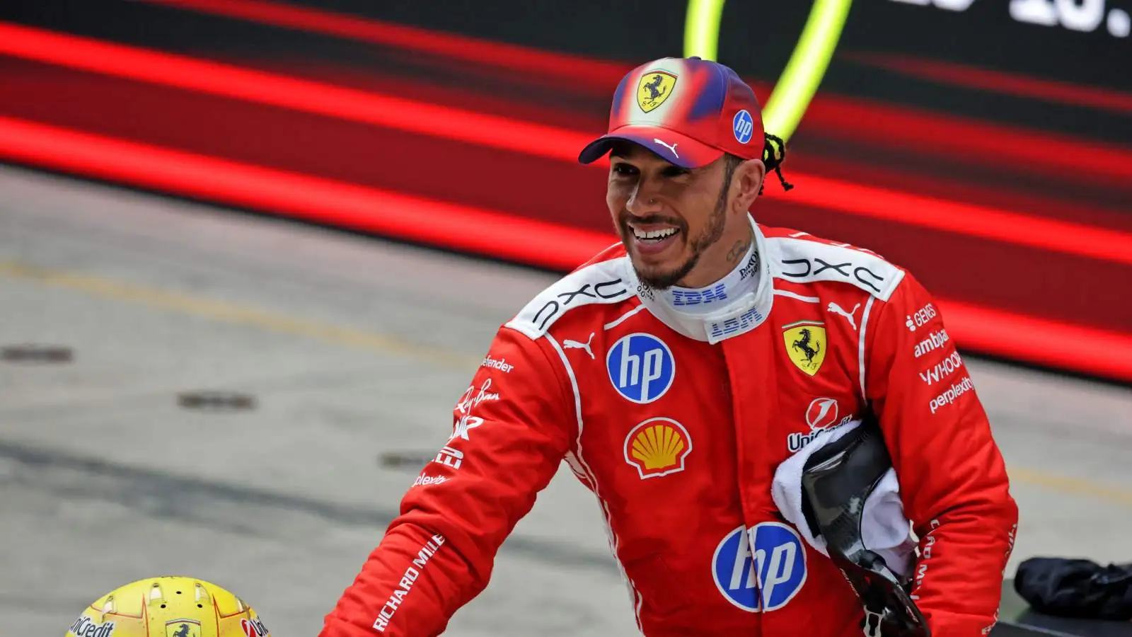 How Lewis Hamilton overcame thrilling Leclerc battle for first Ferrari podium