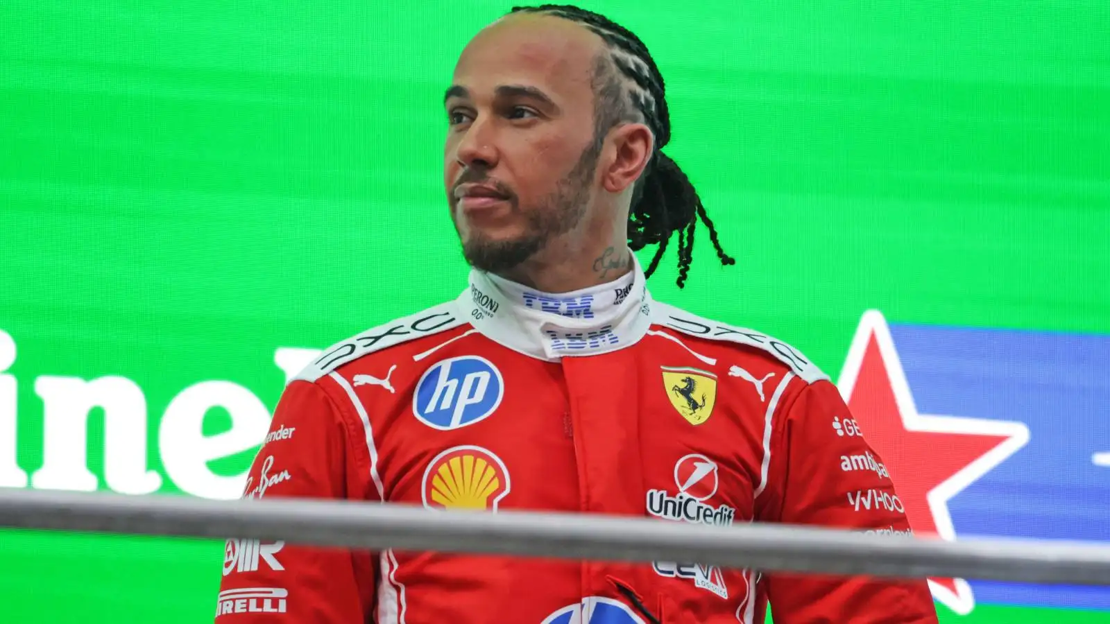 Lewis Hamilton fires back at critics after emotional Ferrari podium