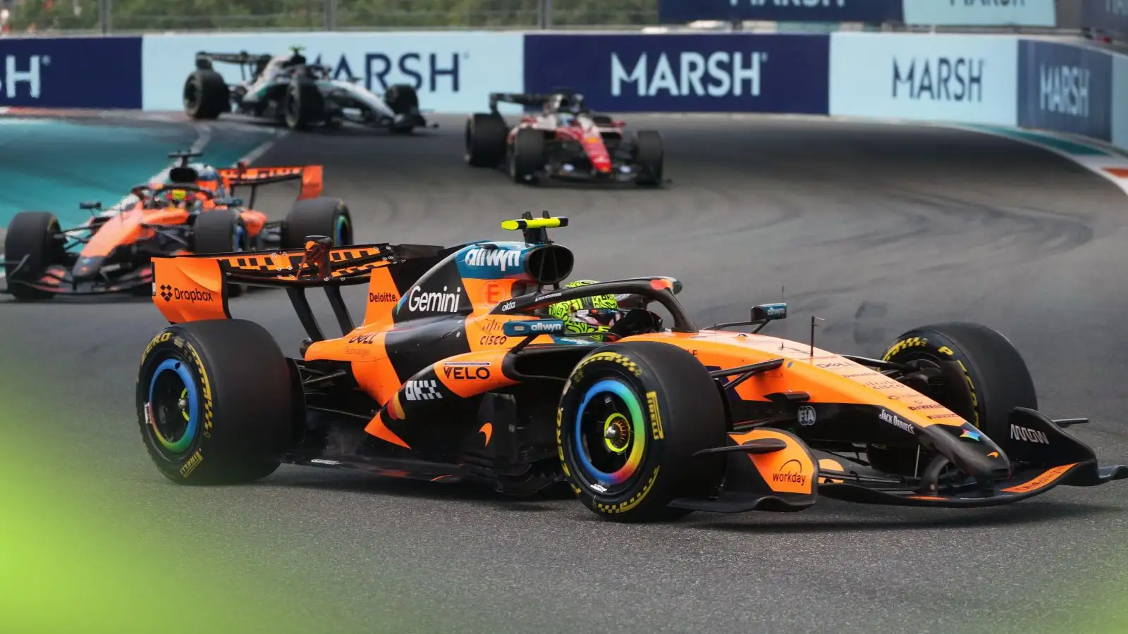 Miami Grand Prix: Lando Norris wins Sprint; Hamilton and Verstappen fireworks