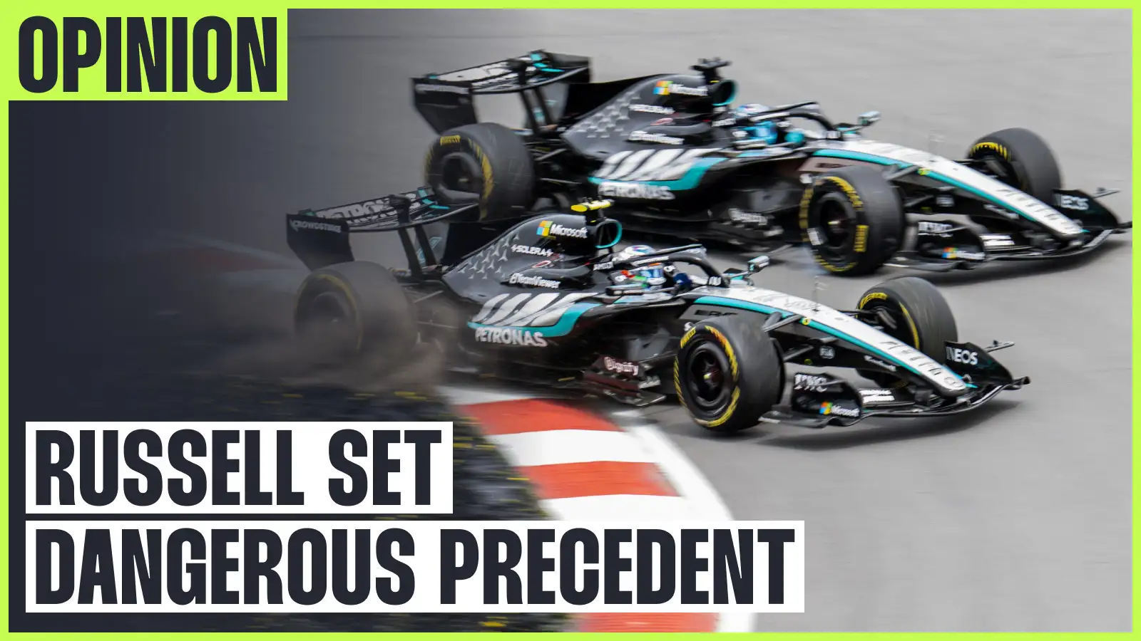 George Russell set Mercedes precedent as Kimi Antonelli reality bites