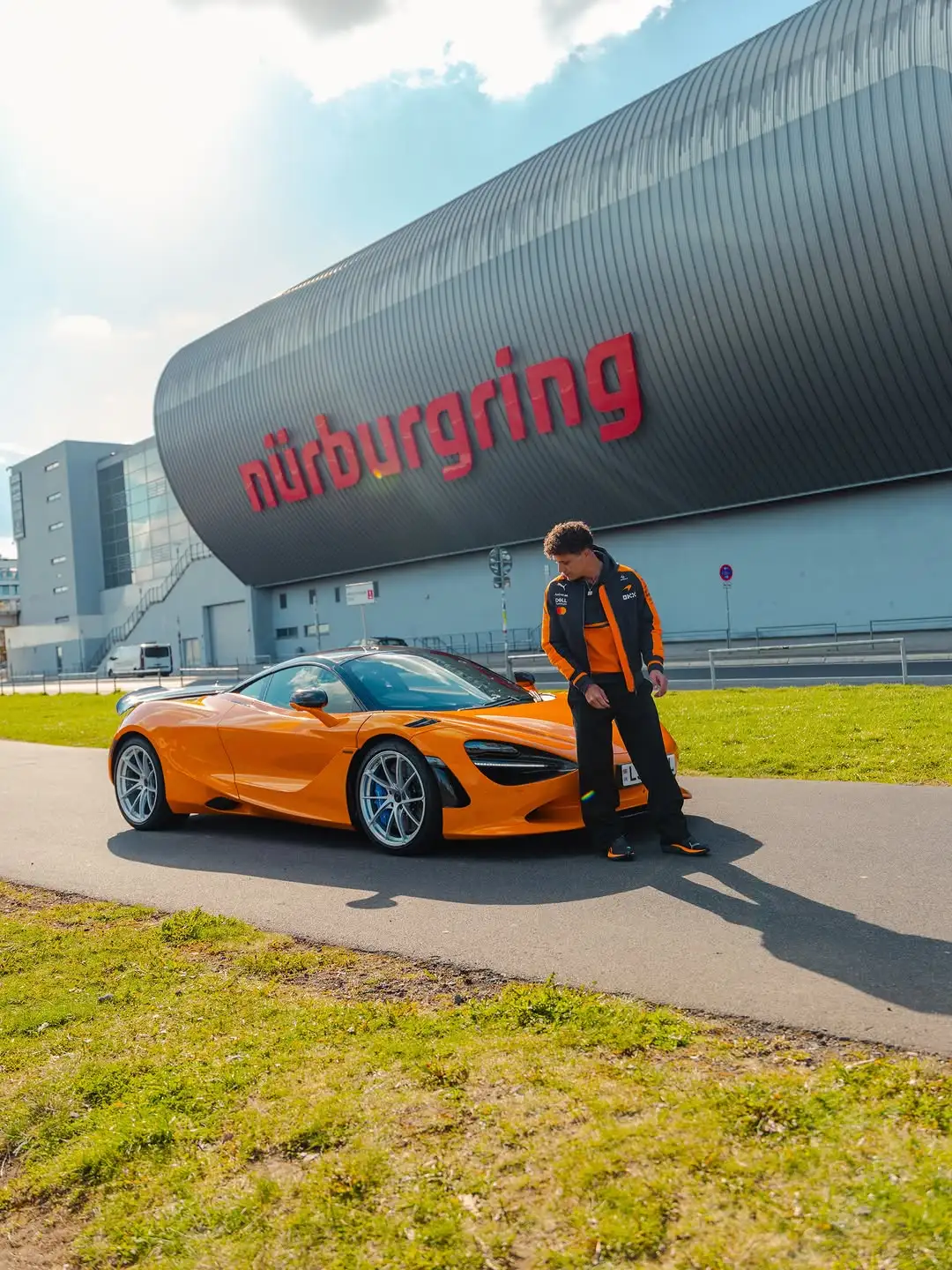 Chaos! Watch Lando Norris tackle the Nürburgring Nordschleife in a McLaren 750S during rare public lap