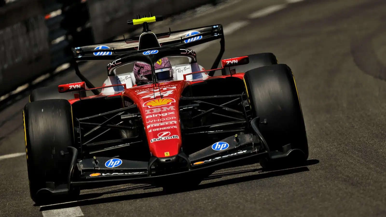 Lewis Hamilton fastest for Ferrari as McLaren problem strikes Norris
