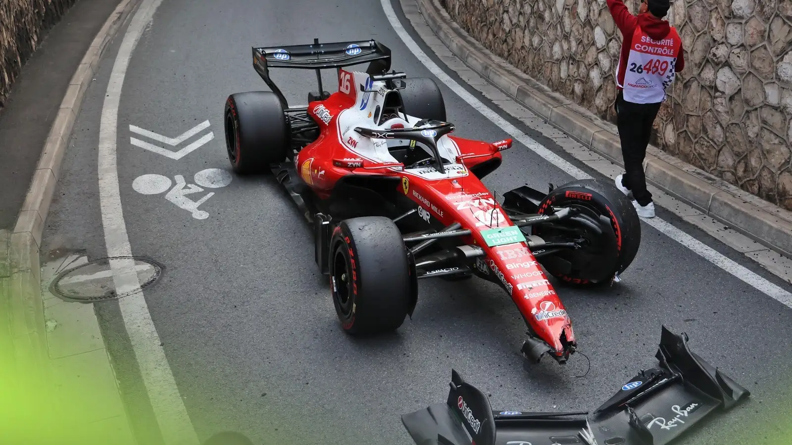 Charles Leclerc confirms Ferrari brakes configuration change after Monaco crash