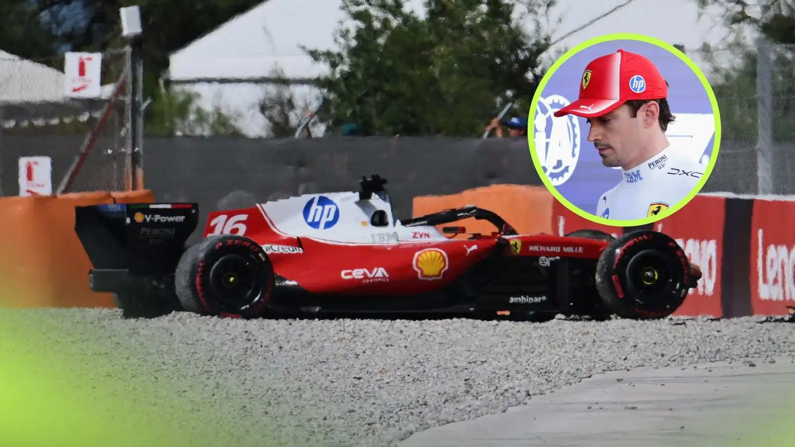 Charles Leclerc ‘ashamed’ after heavy Barcelona crash ruins pole bid
