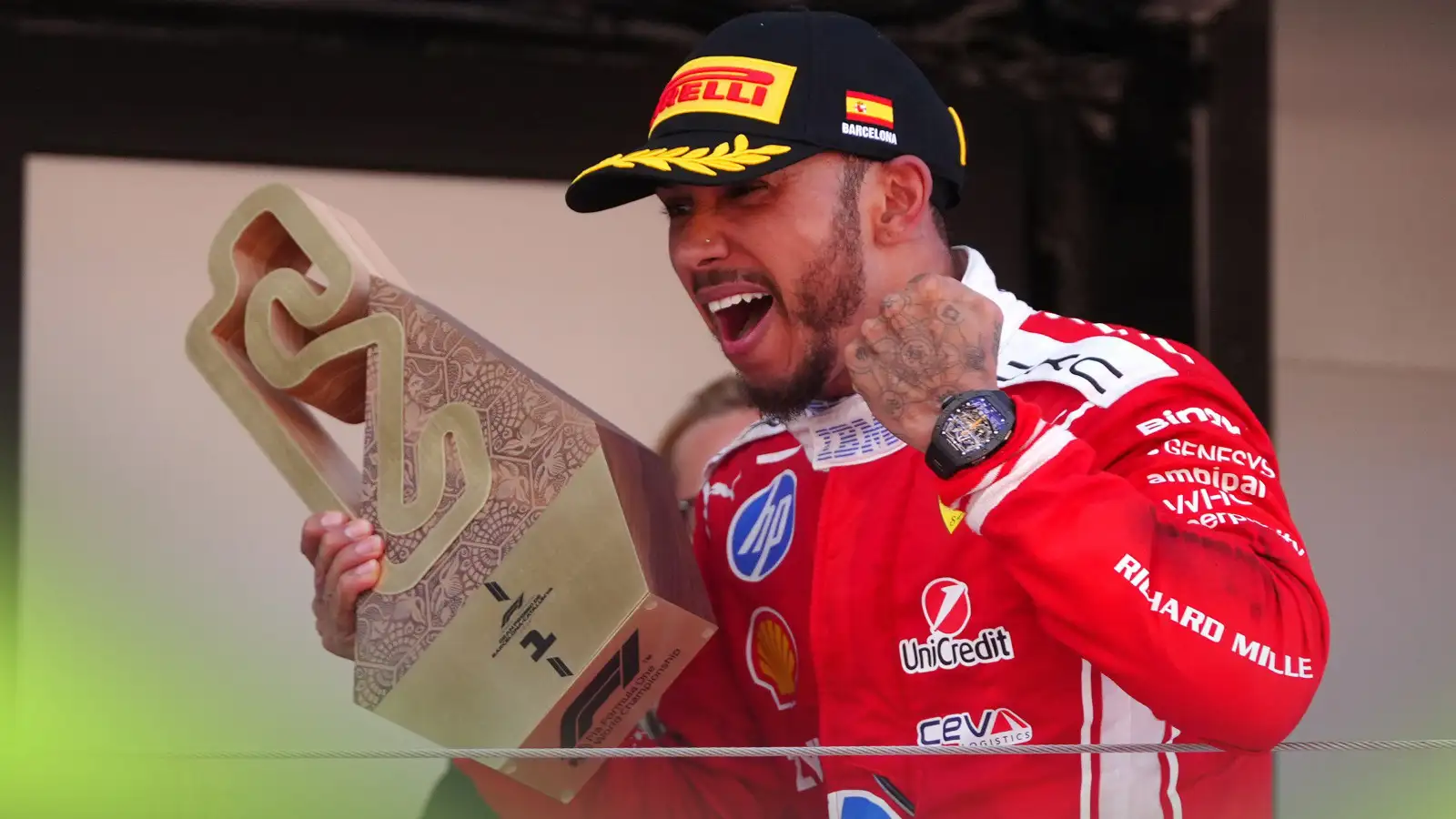 Lewis Hamilton achieves Ferrari ‘impossible dream’ with emotional Barcelona GP breakthrough