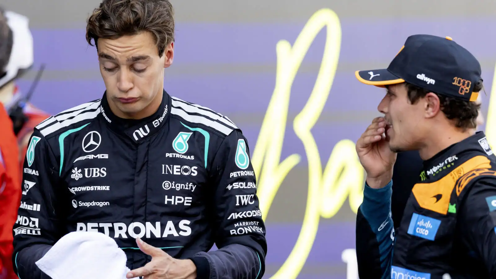Lando Norris warns George Russell ‘nothing to lose’ approach may fail in Antonelli title fight