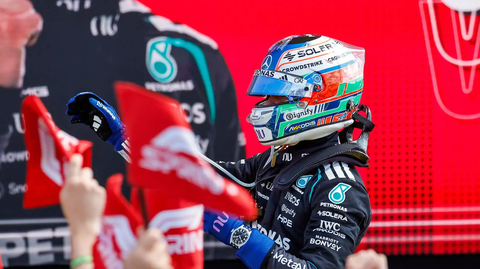 Kimi Antonelli beats Ferrari duo to British Grand Prix pole at Silverstone