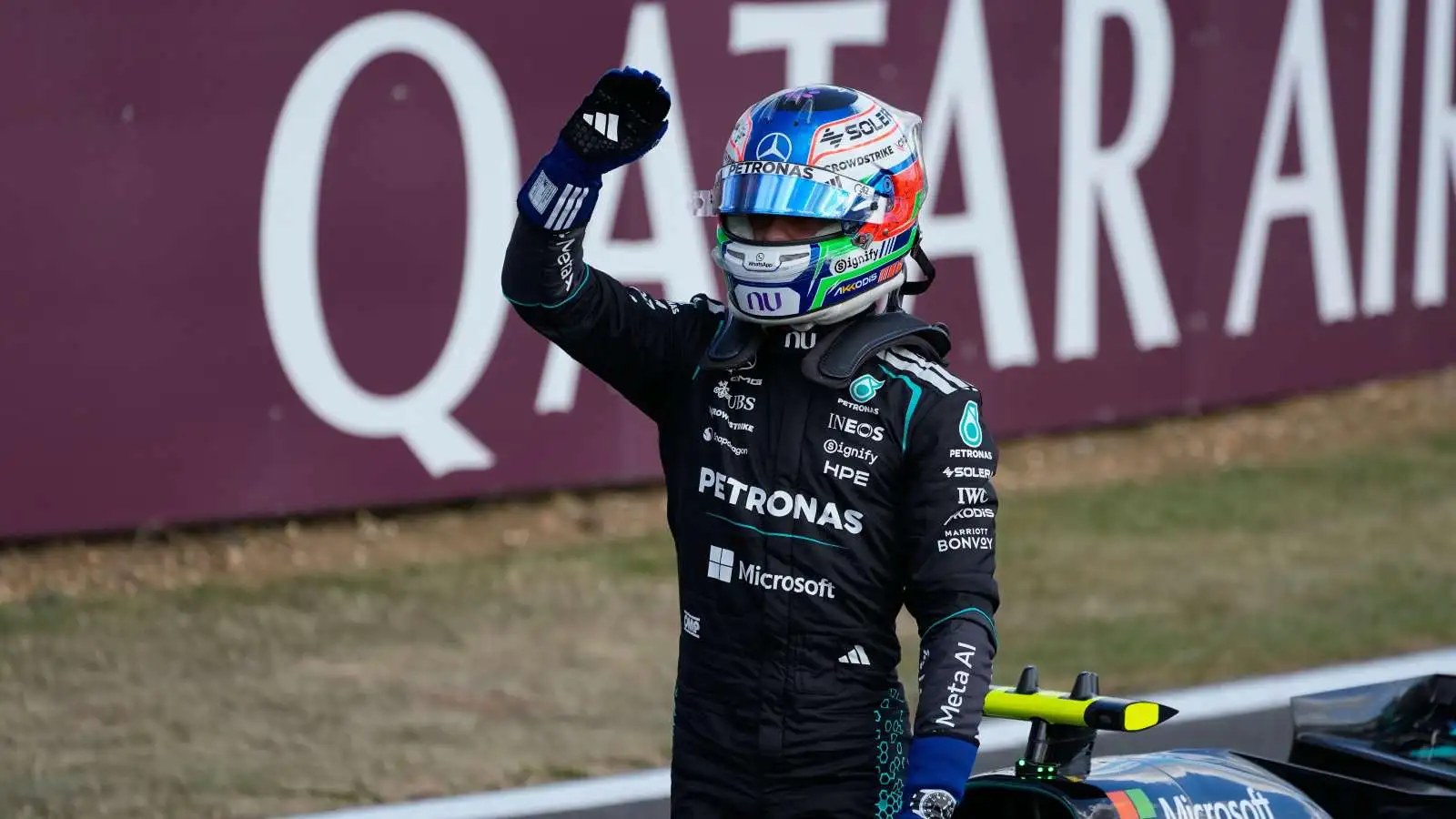 F1 starting grid: Antonelli pips Leclerc and Hamilton to British GP pole