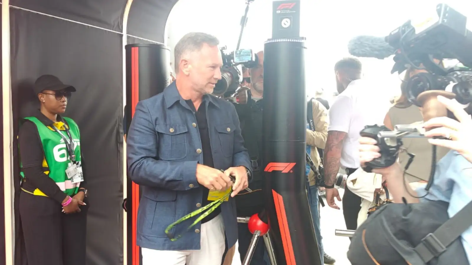 First look! Horner returns to F1 paddock for first time since Red Bull exit