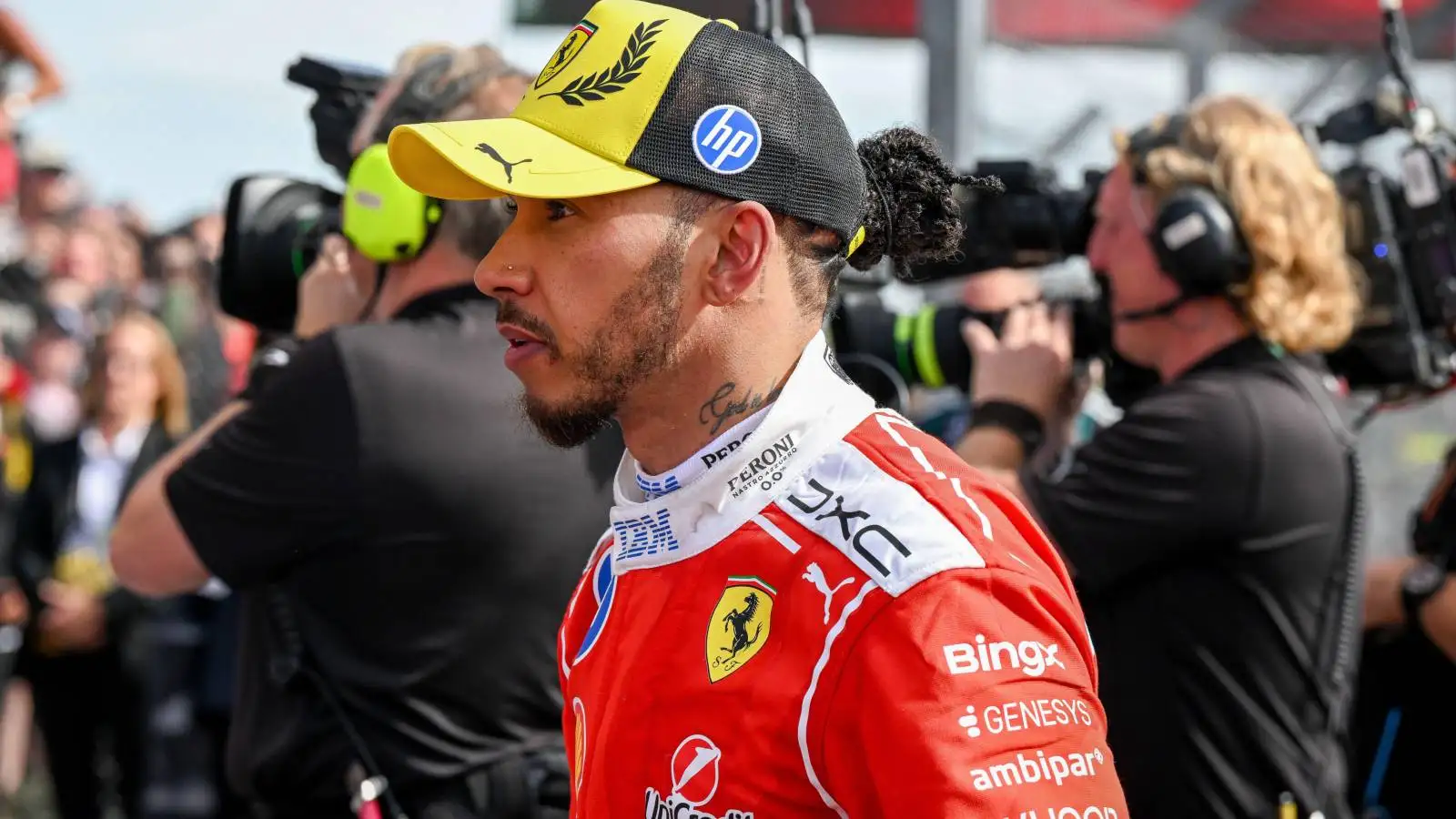 Lewis Hamilton 'staring' for Verstappen as FIA penalty sparks 'bullsh*t' clash