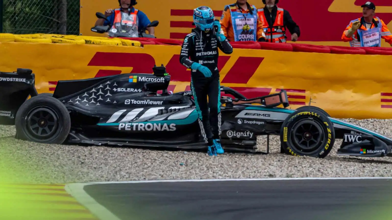 Mercedes confirms initial George Russell findings after Belgian GP investigation