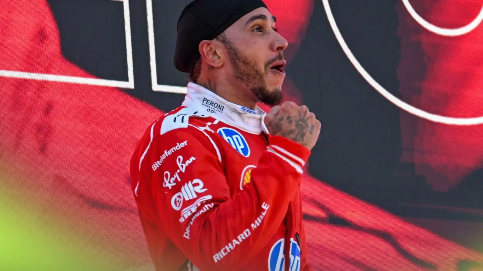 Lewis Hamilton took Ferrari control as Charles Leclerc calls for investigation