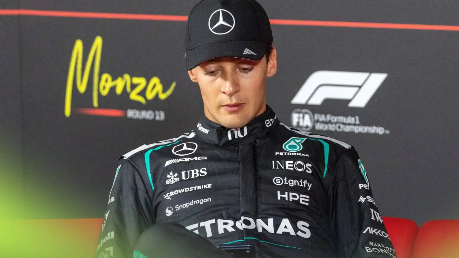 George Russell drops biggest hint yet over Mercedes engine penalty