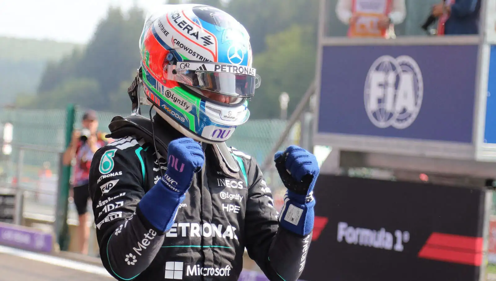 Photo: planetf1.com Kimi Antonelli Wins Spanish GP After Lando Norris VSC Misfortune