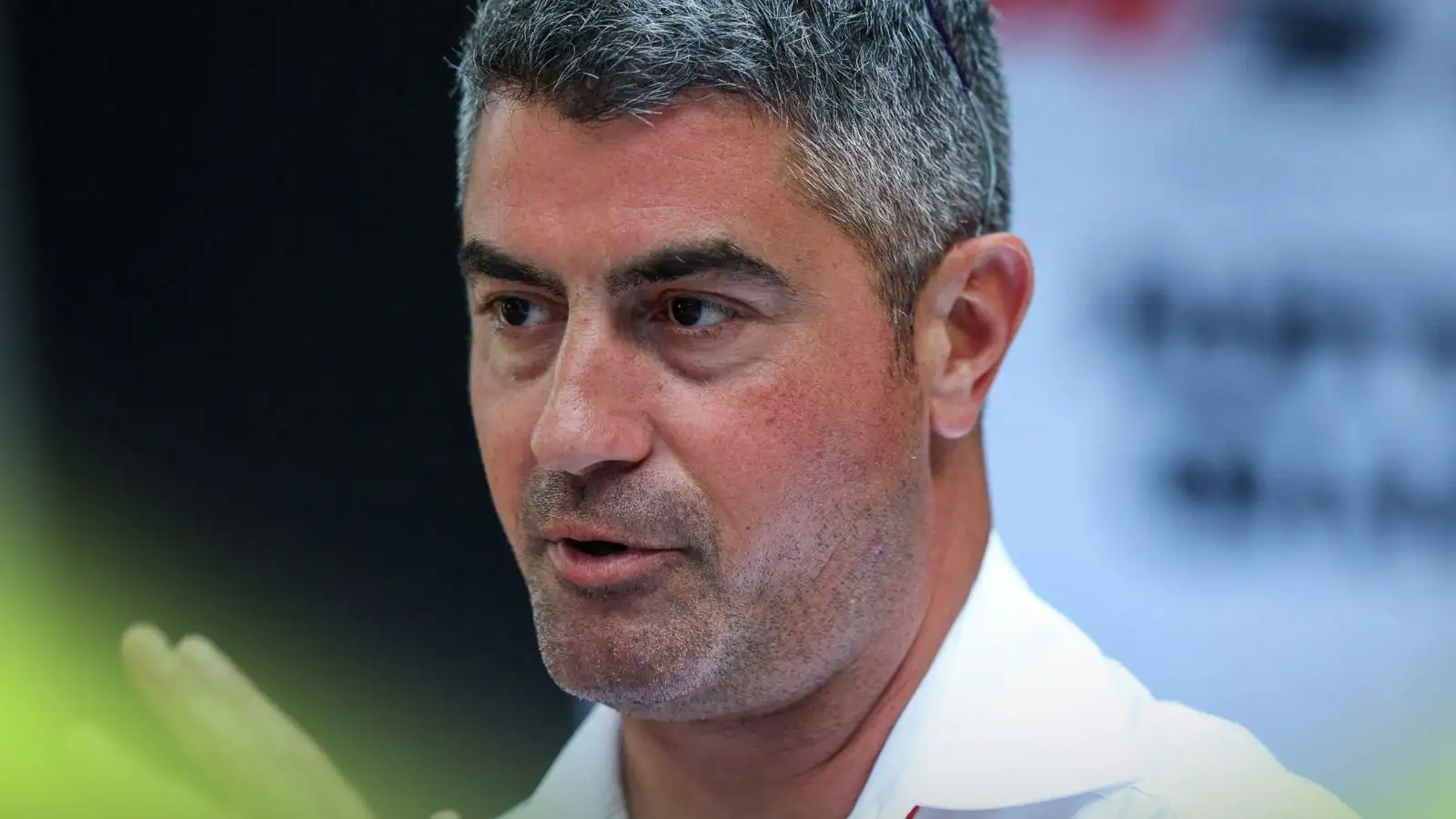 Michael Masi reacts after landing new motorsport role