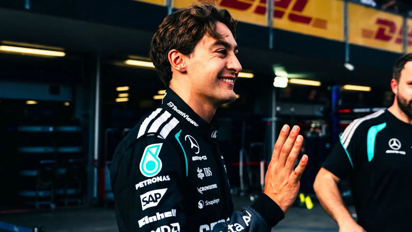 Russell storms to Azerbaijan GP pole with huge 0.837s margin, Antonelli crashes