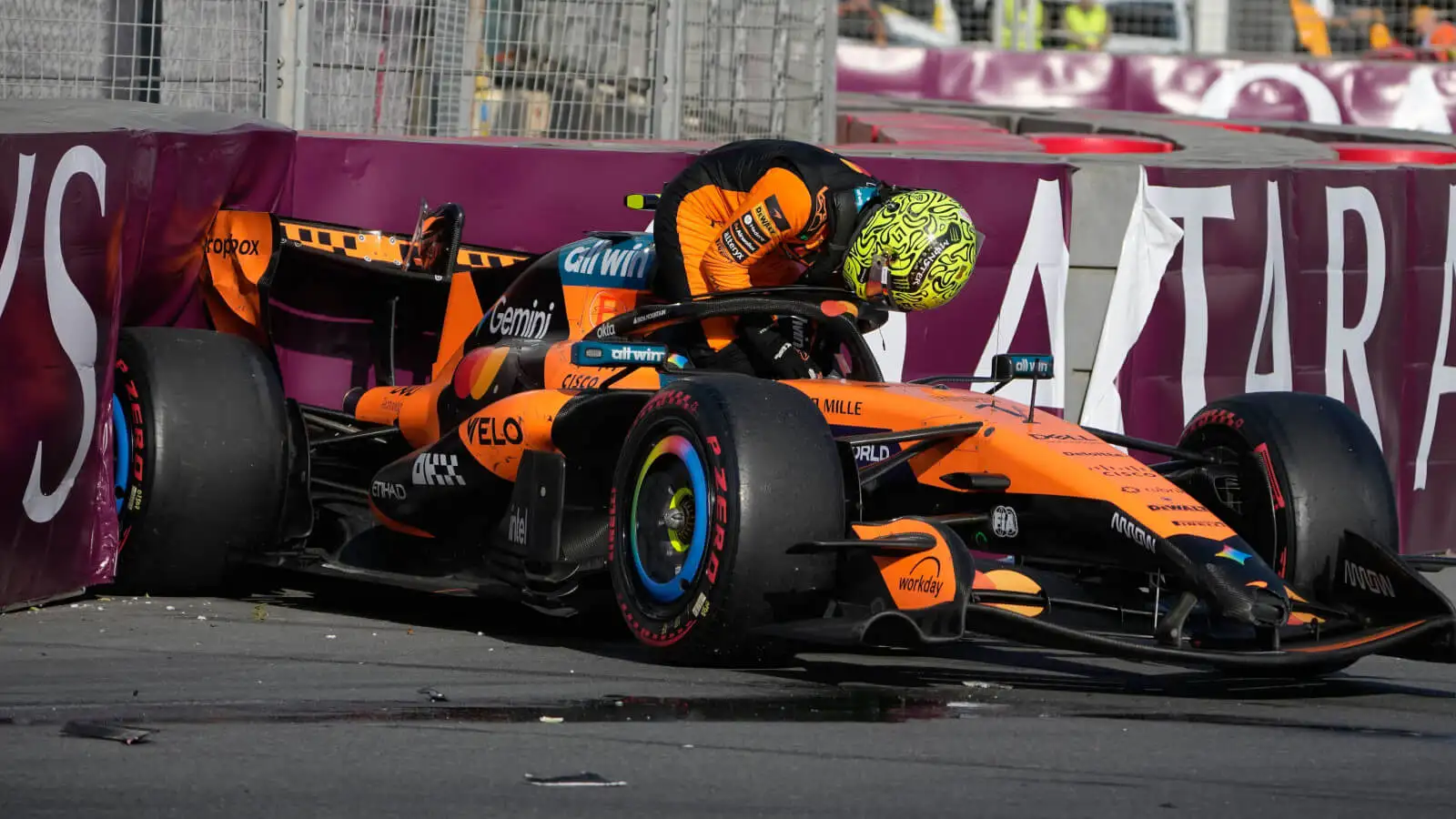 Lando Norris demands one-race ban for Franco Colapinto after Baku crash