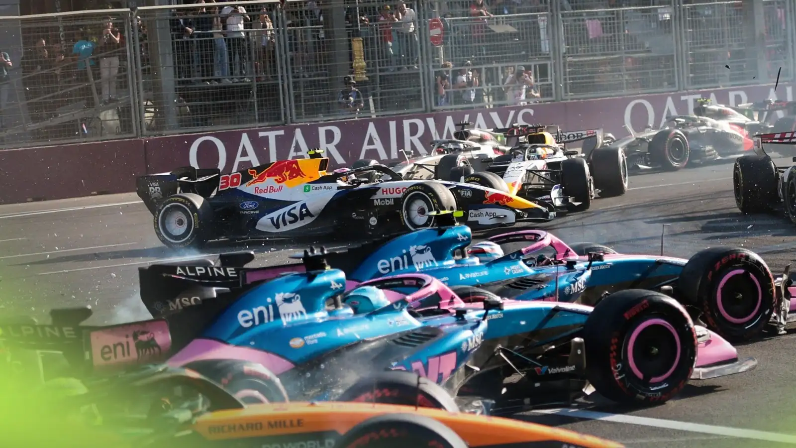Liam Lawson confused as FIA investigation clears Lindblad over Baku F1 collision