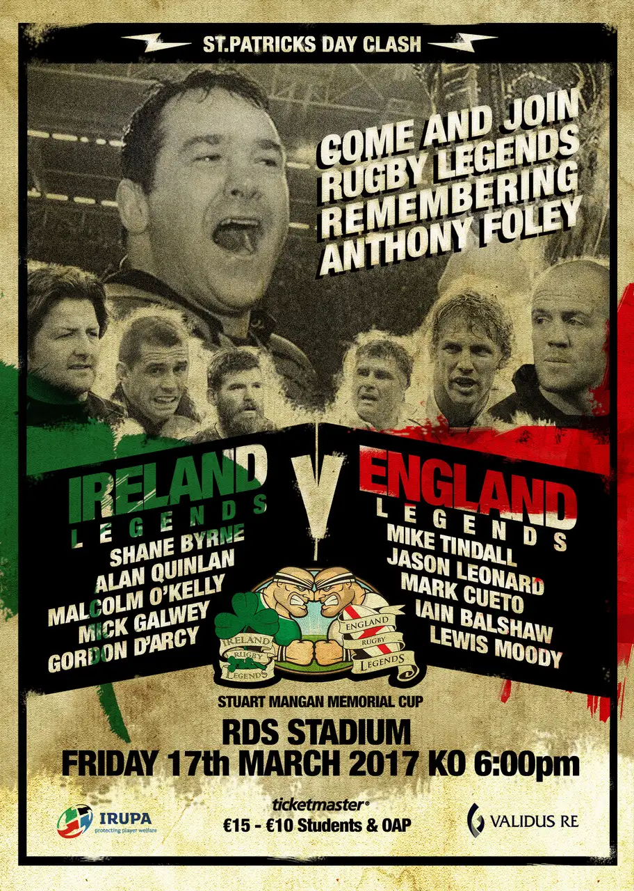 Legends of the game to remember Anthony Foley