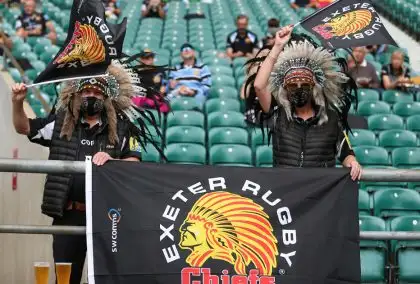 Glasgow urge Exeter fans not to wear headdresses