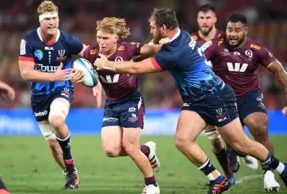 Super Rugby Pacific highlights: Reds get the better of Rebels in Brisbane