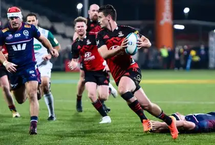 Super Rugby Pacific highlights: Crusaders see off Reds to clinch second spot