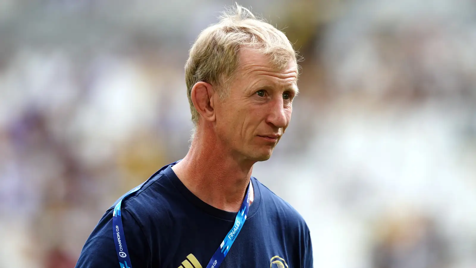 Leinster coach Leo Cullen looks on before a clash.