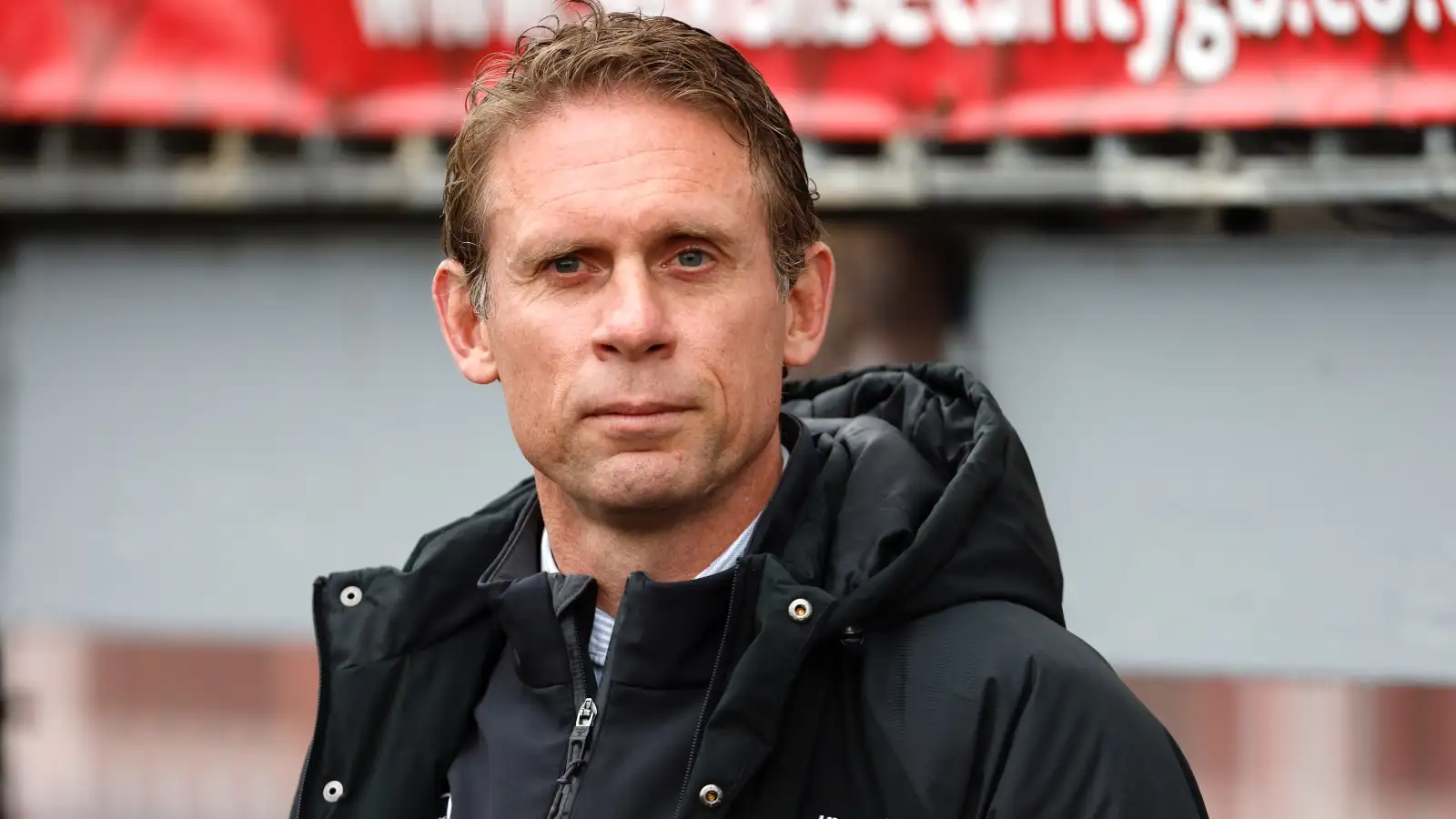 England's new defence coach Brett Hodgson looks on