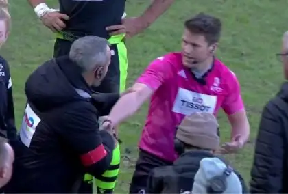 Challenge Cup: Pau head coach Sébastien Piqueronies cited for abusing match referee