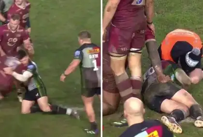 WATCH: Manu Tuilagi escapes any sanction for shoulder-to-head hit on Tommy Allan