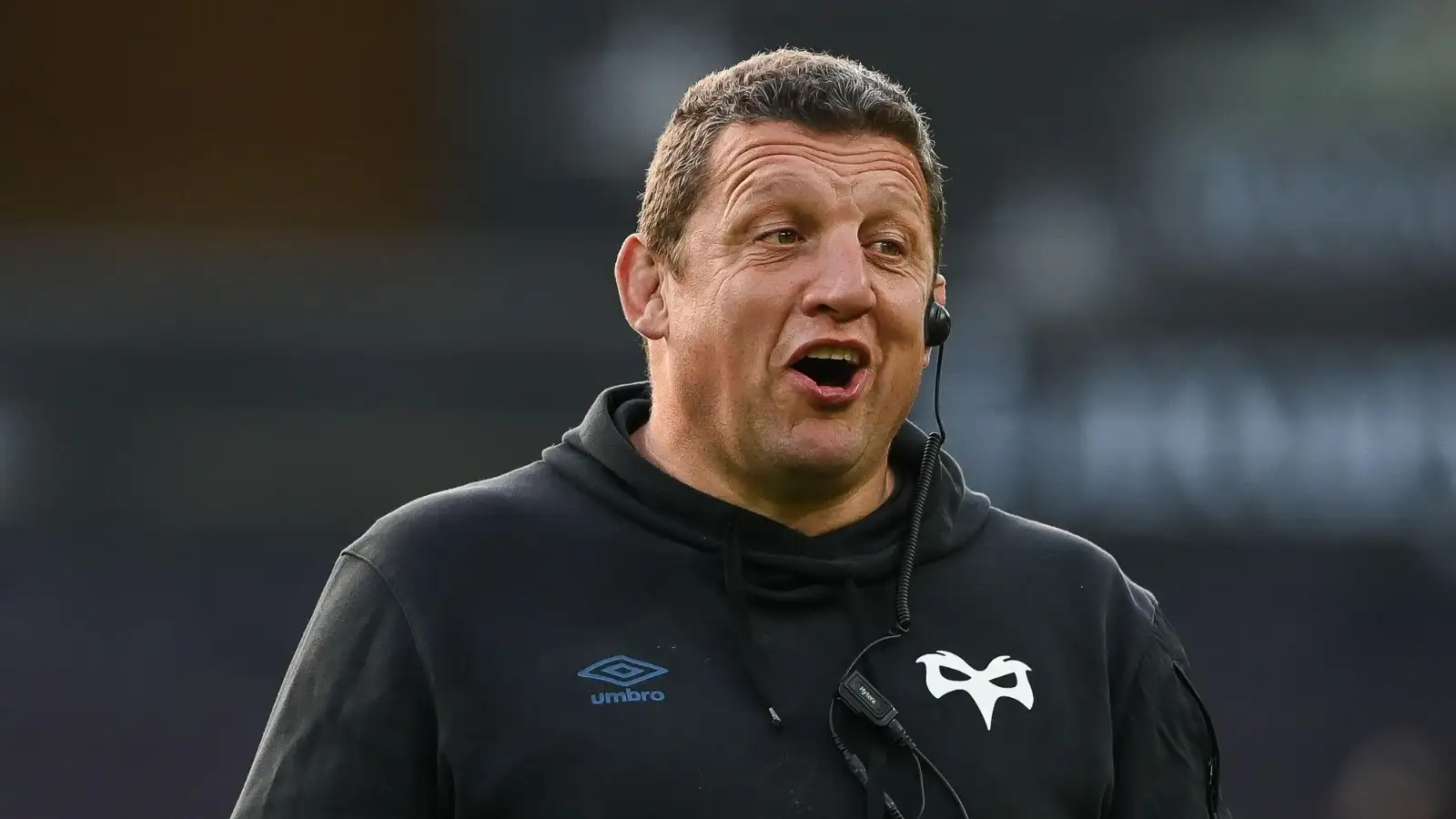 Ospreys head coach Toby Booth.