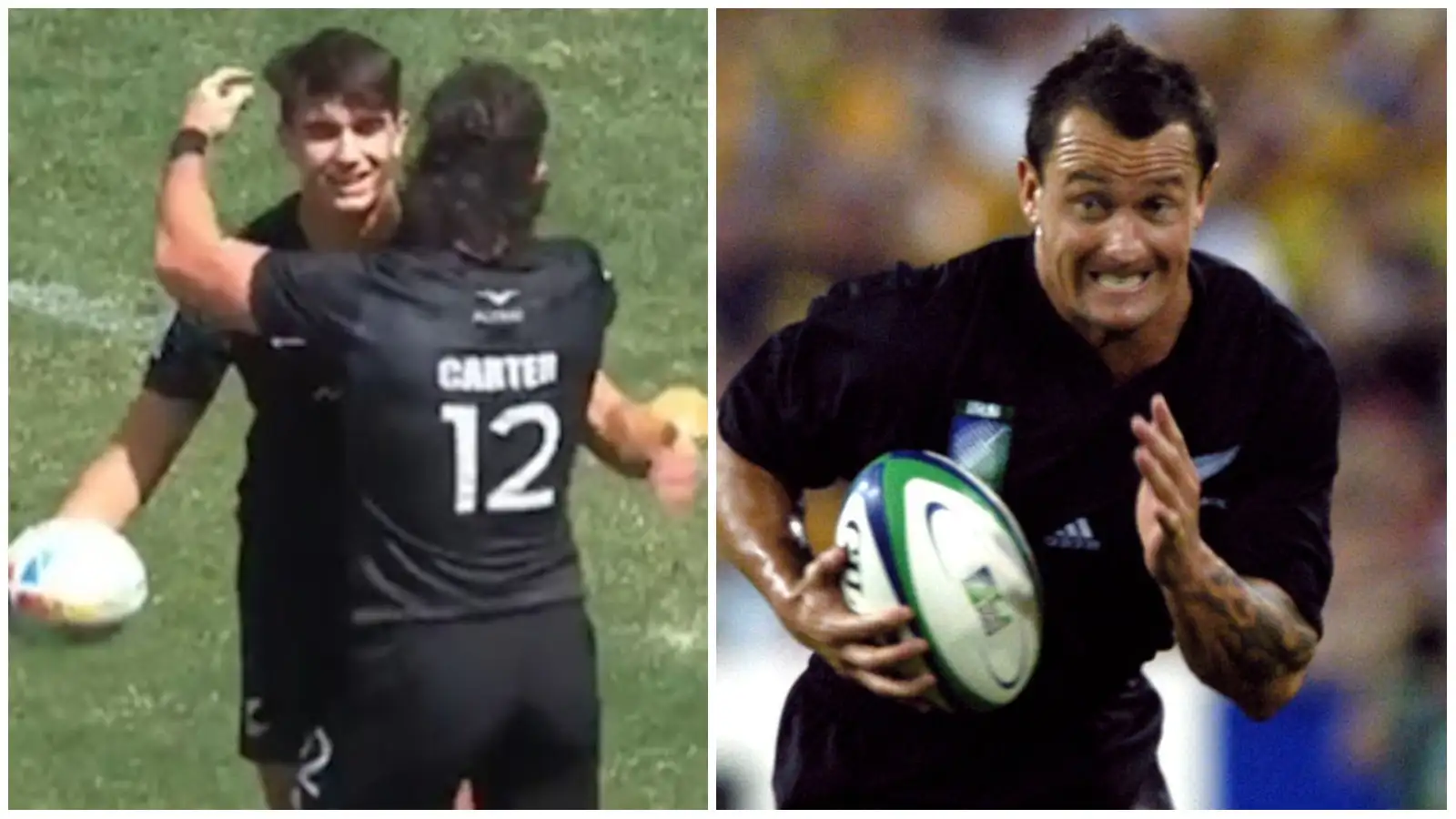 WATCH: Carlos Spencer’s son, Payton, shows his class with try on debut for New Zealand Sevens