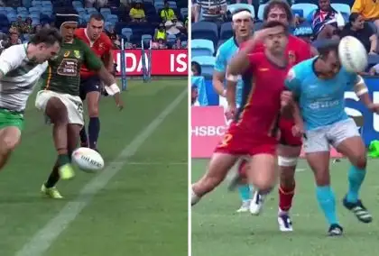 WATCH: Sevens stars superbly exploit loopholes in rugby’s laws in Sydney