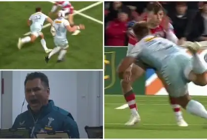 WATCH: Andre Esterhuizen’s INSANE off-load leads to superb Harlequins try