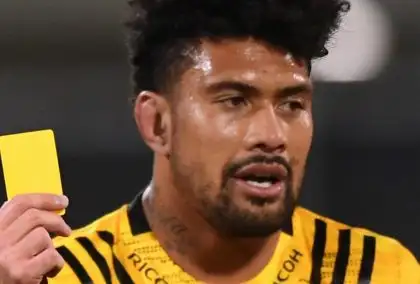 Ardie Savea: All Blacks and Hurricanes star ‘accepts’ ban for throat-slitting gesture