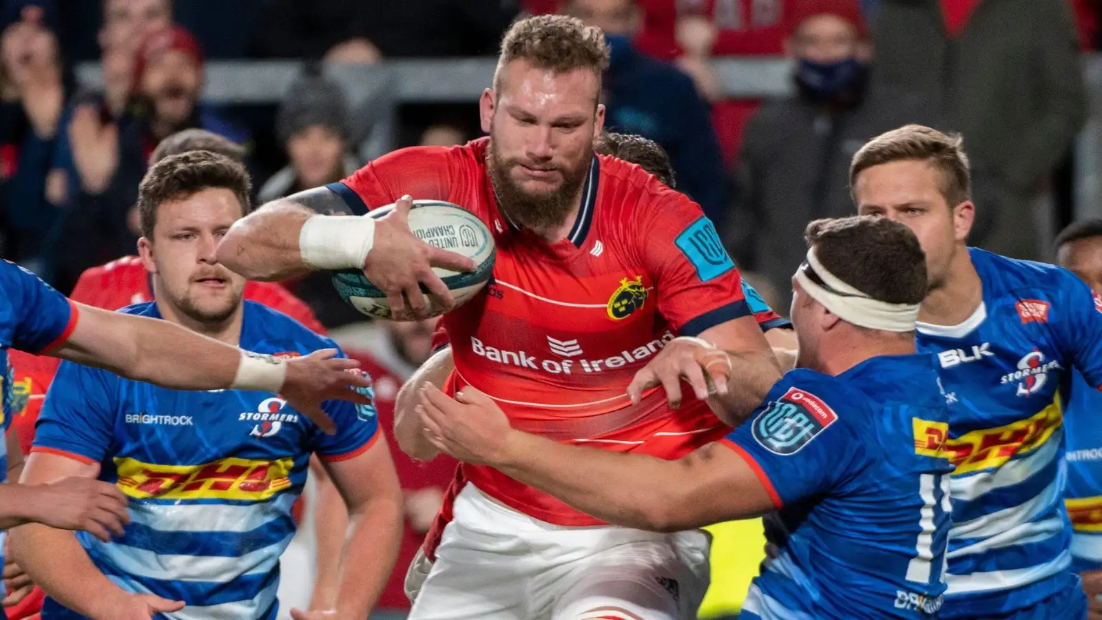 URC RG Snyman made his long-awaited return from 18 months on the sidelines as Munster ran out 49-42 winners over Scarlets in the United Rugby Championship (URC) on Friday, while Glasgow defeated Zebre 50-8.