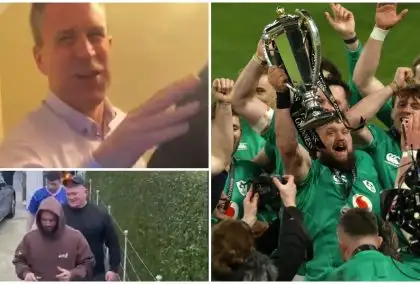 WATCH: Ireland HILARIOUSLY take Grand Slam bender to Garry Ringrose parents’ house